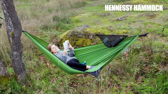 Le migliori marche di amache da campeggio - Hennessy Hammock