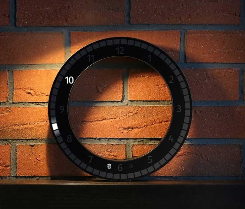 The Only Clock Black & Black - Designed by Vadim Kibardin